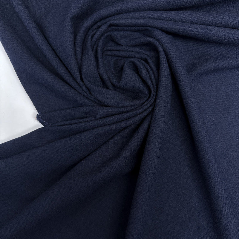Wool Cotton Woven Blue