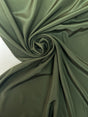 Green Crepe Polyester Fabric
