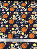 Polyester Assorted Anti-Pill Fleece Fabric - Assorted Print, 58-60 Inches Width