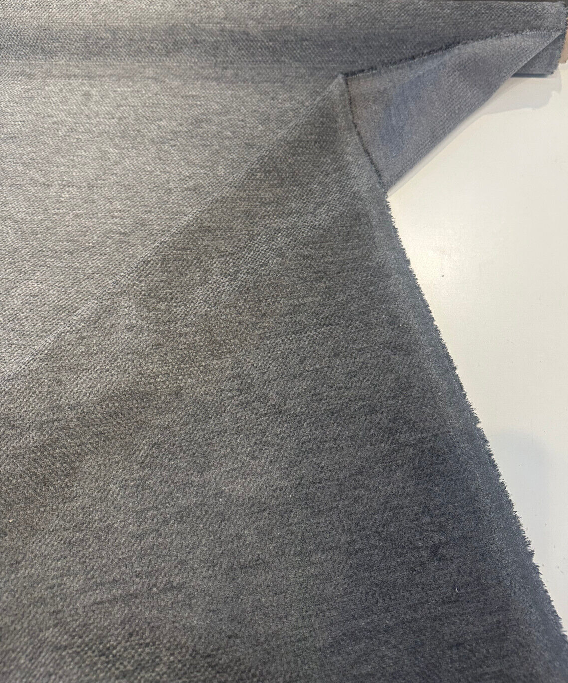 Sunbelievable Chenille Performance Upholstery Fabric - Gray Surf, Solid, 59" Width (1 Yard)