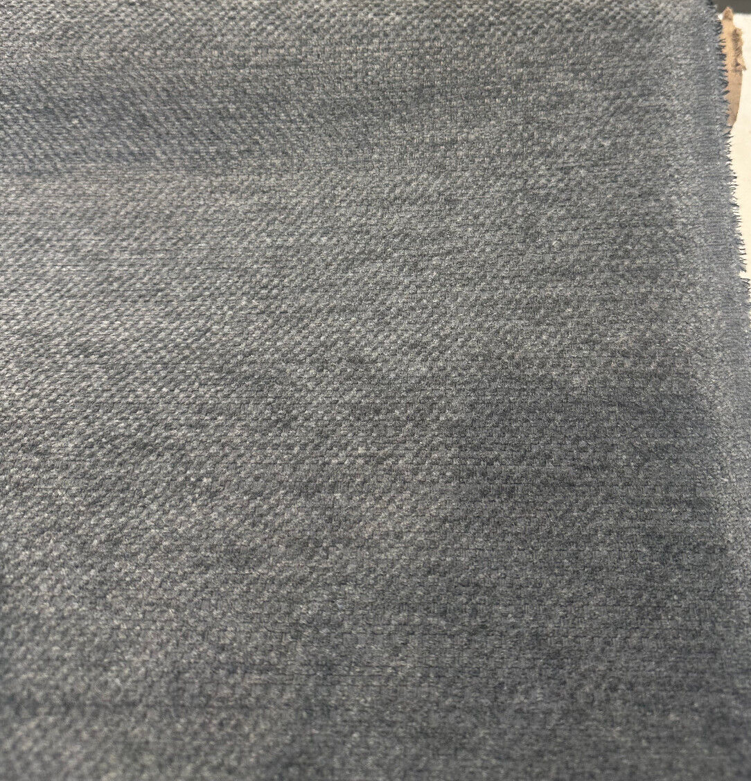 Sunbelievable Chenille Performance Upholstery Fabric - Gray Surf, Solid, 59" Width (1 Yard)
