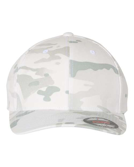 Flexfit Cotton Blend Structured Mid-Profile Cap