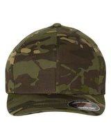 Flexfit Cotton Blend Structured Mid-Profile Cap