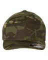Flexfit Cotton Blend Structured Mid-Profile Cap
