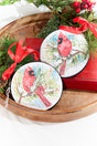 5.75" Cardinal & Pine Ornament