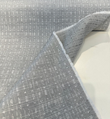 Sunbrella Embrace Pewter Upholstery Fabric - Pewter Geometric Pattern, 54" Width (1 Yard)