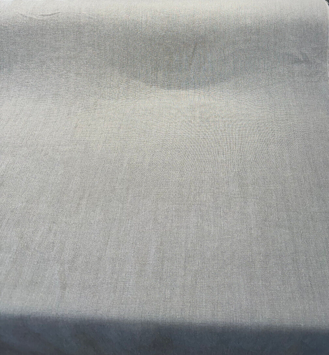 Don Giovanni Linen Fabric - Gray Gunmetal, 54" Width (1 Yard)