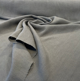 Don Giovanni Linen Fabric - Gray Gunmetal, 54" Width (1 Yard)