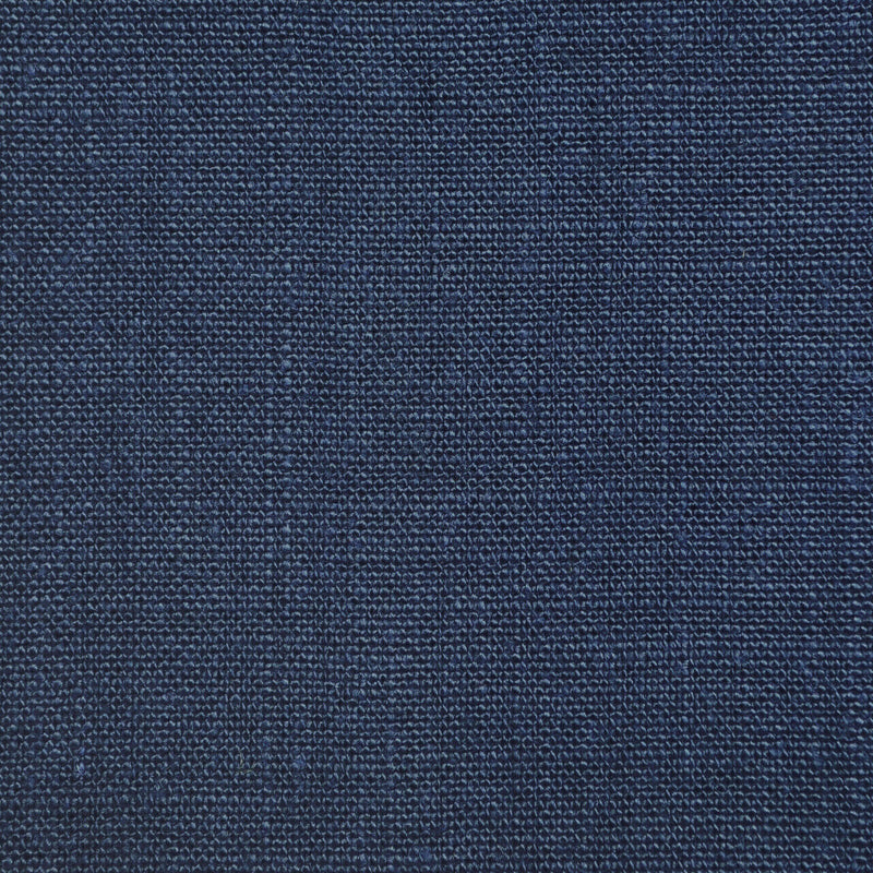 Don Giovanni Linen Fabric - Midnight Blue, Upholstery Drapery, 54" Width (1 Yard)