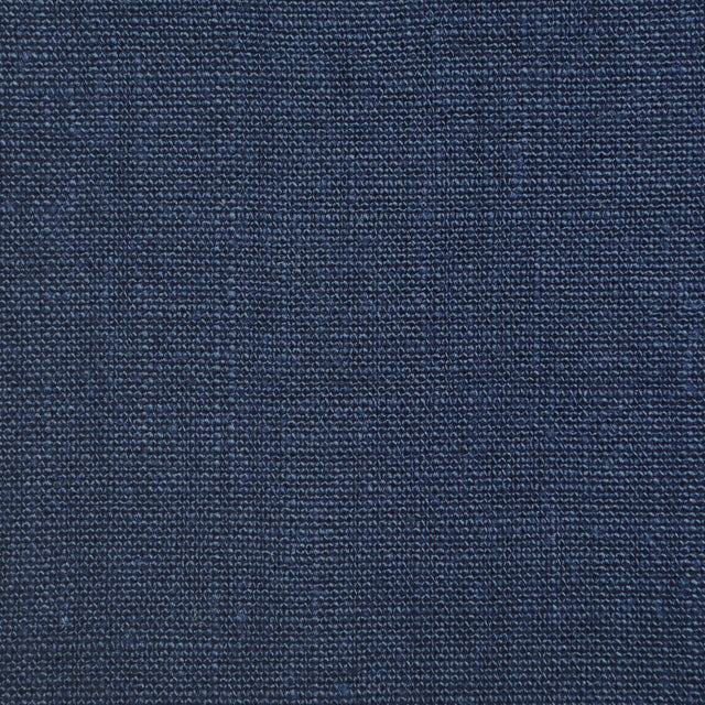 Don Giovanni Linen Fabric - Midnight Blue, Upholstery Drapery, 54" Width (1 Yard)