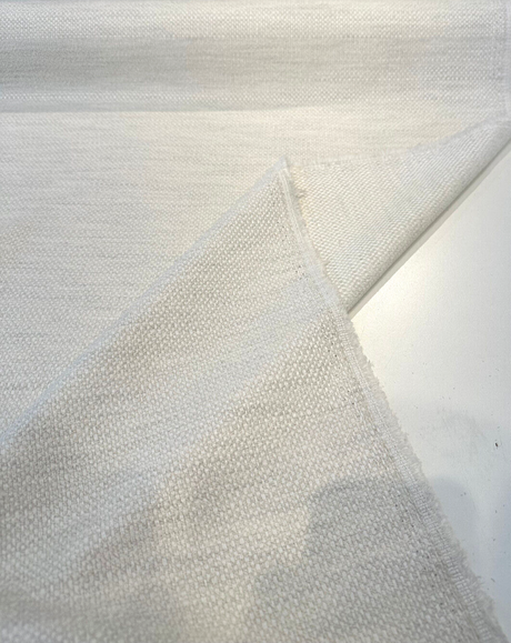 Sunbelievable Chenille Fabric - Sunny Side Salt, Solid, 59" Width (1 Yard)