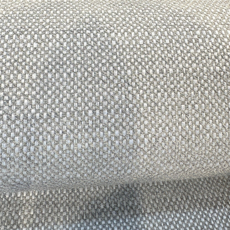 Sunbelievable Sunny Side Gray Chenille Acrylic Polyester Fabric - Gray Oyster Solid, 59" Width (1 Yard)