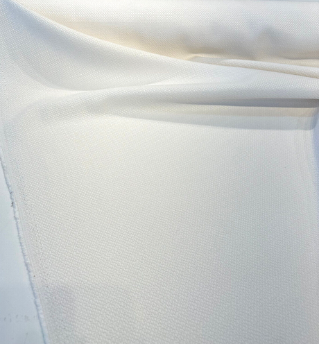 Sunbelievable Chenille Upholstery Fabric - Pearl White, Solid, 59" Width (By The Yard)