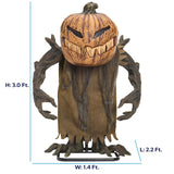 3 ft. Motion Activated Growling Pumpkin Henchman Animatronic