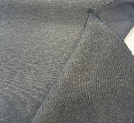 Sunbelievable Chenille Coastal Shield Gray Dolphin Acrylic Fabric - Gray Dolphin, Dobby Weave, 59" Width (1 Yard)