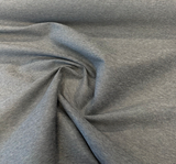 Sunbelievable Chenille Coastal Shield Gray Dolphin Acrylic Fabric - Gray Dolphin, Dobby Weave, 59" Width (1 Yard)