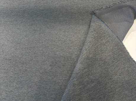 Sunbelievable Chenille Coastal Shield Gray Dolphin Acrylic Fabric - Gray Dolphin, Dobby Weave, 59" Width (1 Yard)