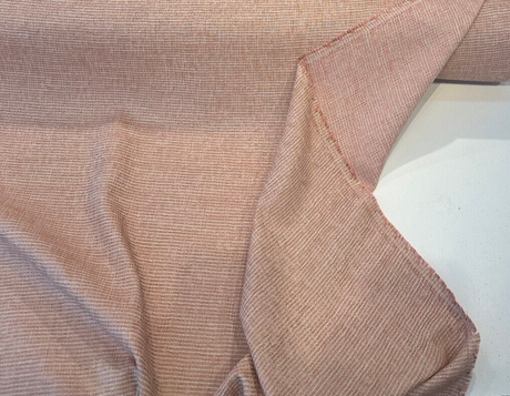 Sunbrella Cassava Coral Acrylic Fabric - Coral Pink With Ivory Hints, 54" Width (By The Yard)
