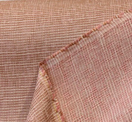 Sunbrella Cassava Coral Acrylic Fabric - Coral Pink With Ivory Hints, 54" Width (By The Yard)