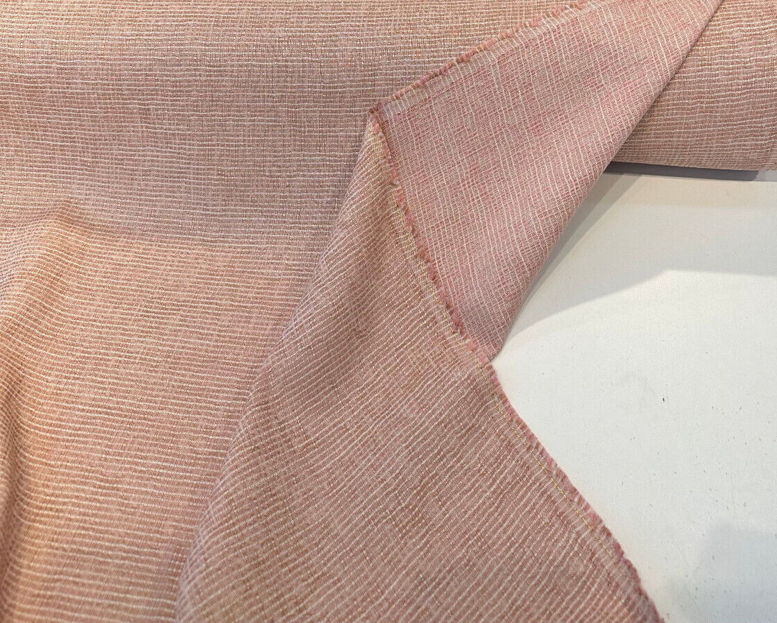 Sunbrella Cassava Coral Acrylic Fabric - Coral Pink With Ivory Hints, 54" Width (By The Yard)