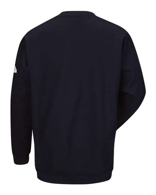 Pullover Crewneck Sweatshirt - Cotton/Spandex Blend