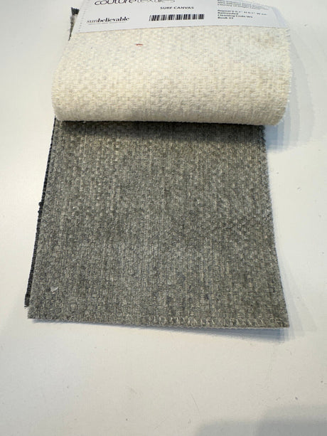 Surf Solution Dyed Acrylic Chenille Fabric - Natural Tones, 59" Width (4 Swatches)