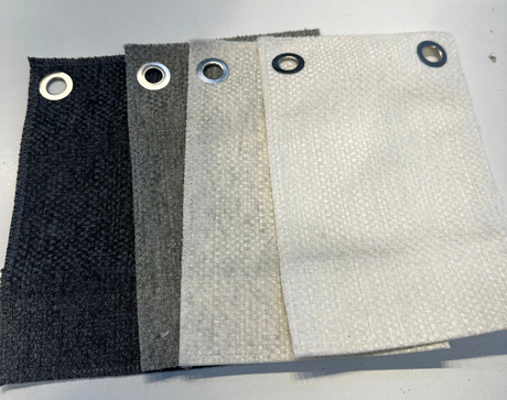 Surf Solution Dyed Acrylic Chenille Fabric - Natural Tones, 59" Width (4 Swatches)
