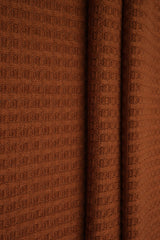 Waffle Stretch Knit Fabric Solid