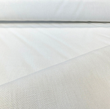 Heavy Linen White Belgian Drapery Upholstery Fabric - White, 56" Usable Width (1 Yard)