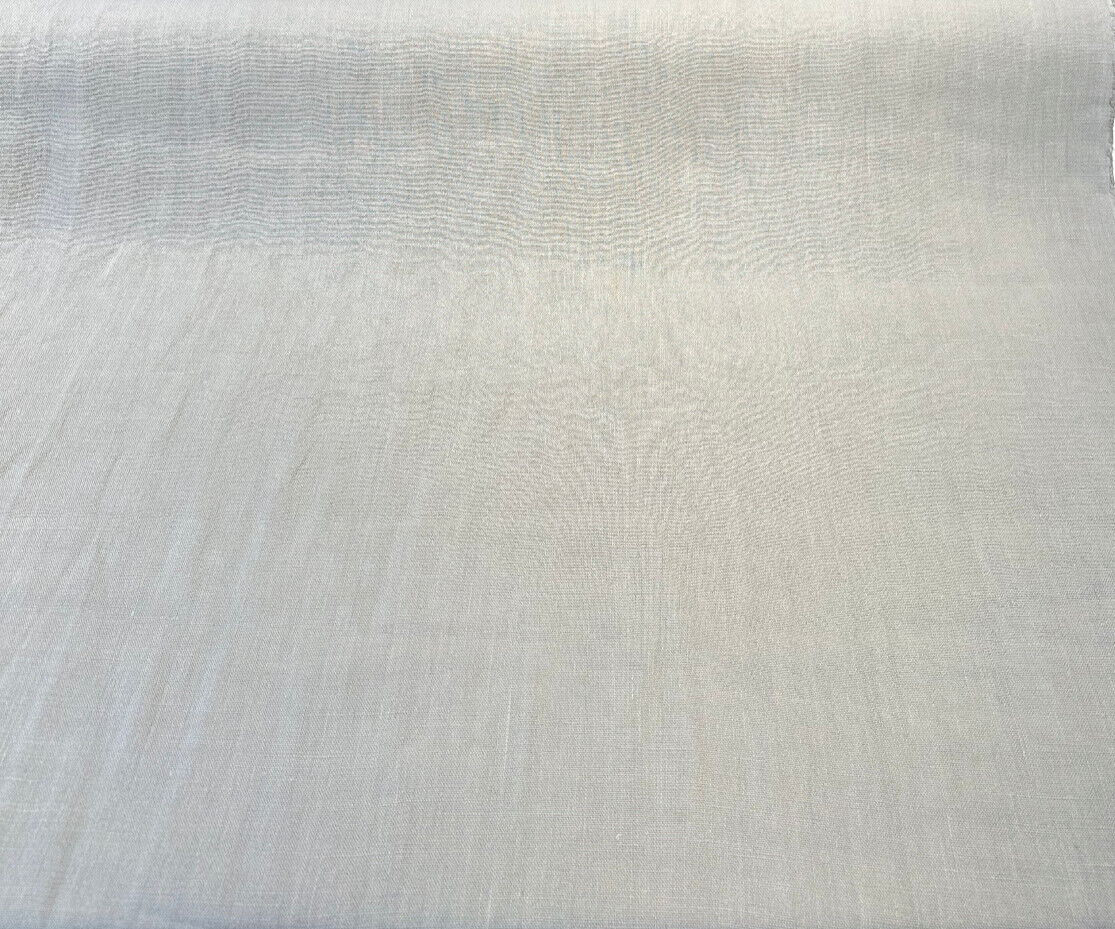 Don Giovanni Linen Fabric - Stone Pebble, 54" Width (1 Yard)