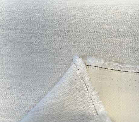 Sunbelievable Solution-Dyed Acrylic Bikini Canvas Fabric - Off-White With Gray Undertones, Crepe Weave, 54" Width (By The Yard)