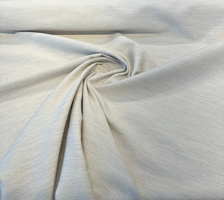 Sunbelievable Solution-Dyed Acrylic Bikini Canvas Fabric - Off-White With Gray Undertones, Crepe Weave, 54" Width (By The Yard)