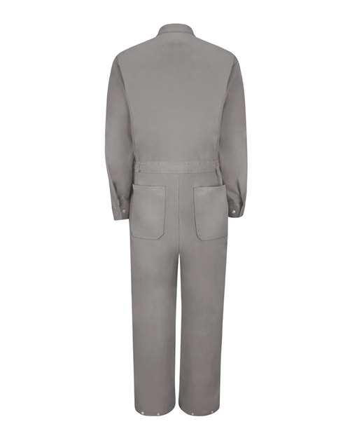 Zip-Front Cotton Coverall Additional Sizes