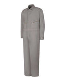 Red Kap Men's Extended Sizes Zip-Front Cotton Coverall
