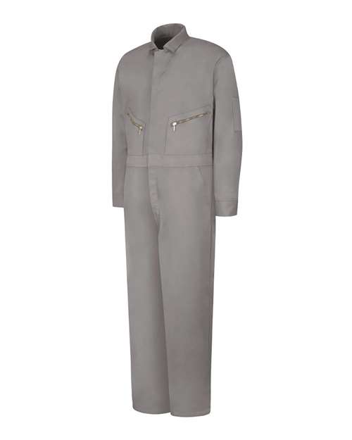 Red Kap Men's Extended Sizes Zip-Front Cotton Coverall