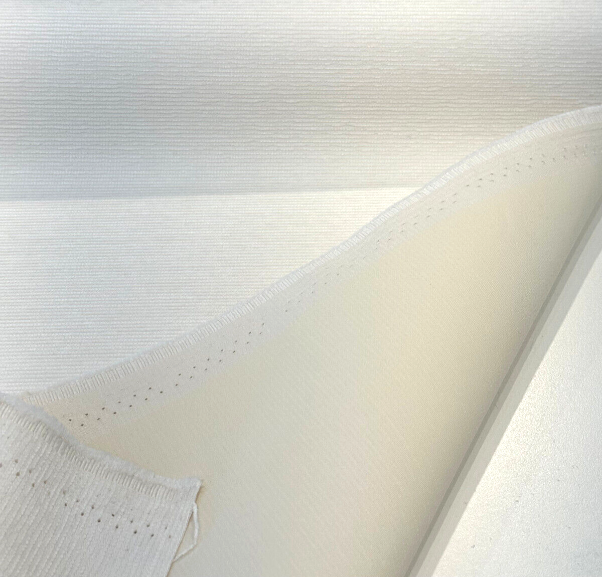 Sunbelievable Coastal Shield Pearl Beige Chenille Performance Fabric - Pearl Beige, Solid Color, 59" Width (By The Yard)