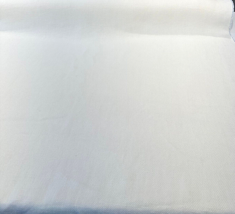 White Washed Irish Heavy Linen Fabric - White, 30 Oz, 53" Width (1 Yard)