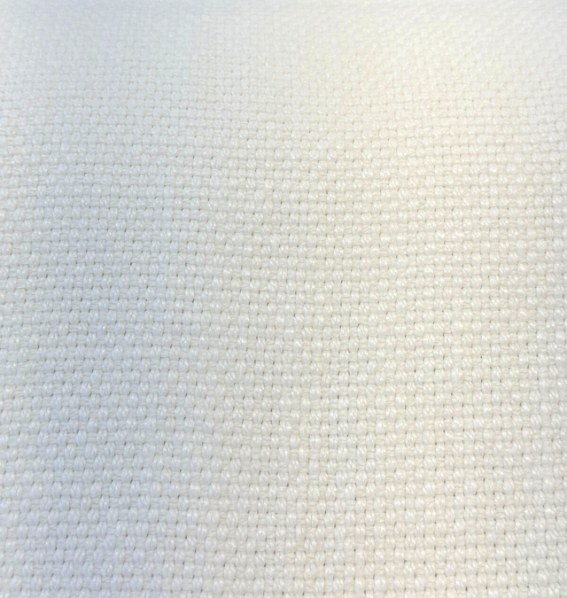 White Washed Irish Heavy Linen Fabric - White, 30 Oz, 53" Width (1 Yard)