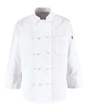 Chef Designs Ten Knot Button Chef Coat