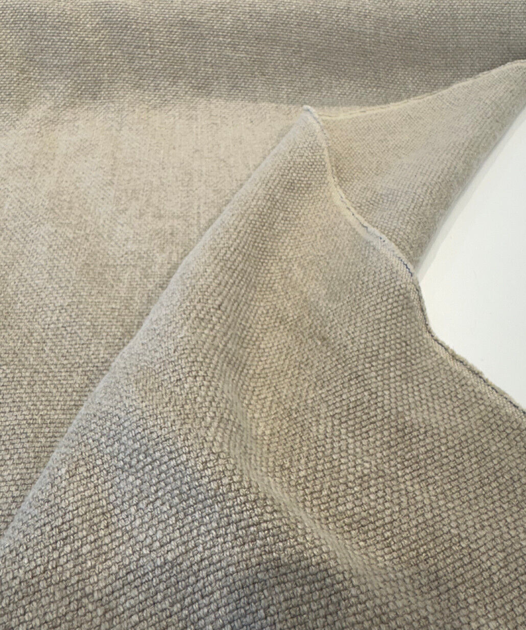 Irish Heavy Linen Upholstery Fabric - Natural Washed, 53" Width (1 Yard)