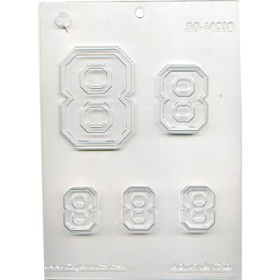 Collegiate Number "8" Mold