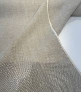 Natural Oatmeal Washed Irish Heavy Linen Upholstery Fabric - 53" Width, 30 Oz, 90,000 Martindale Cycles (1 Yard)