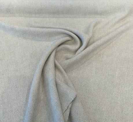 Natural Oatmeal Washed Irish Heavy Linen Upholstery Fabric - 53" Width, 30 Oz, 90,000 Martindale Cycles (1 Yard)