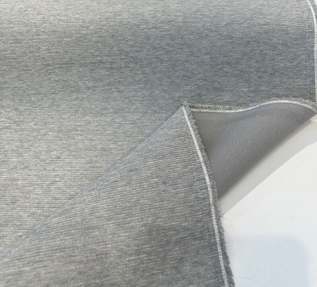 Sunbelievable Coastal Shield Chenille Fabric - Gray Oyster, Solid Color, 59" Width (By The Yard)