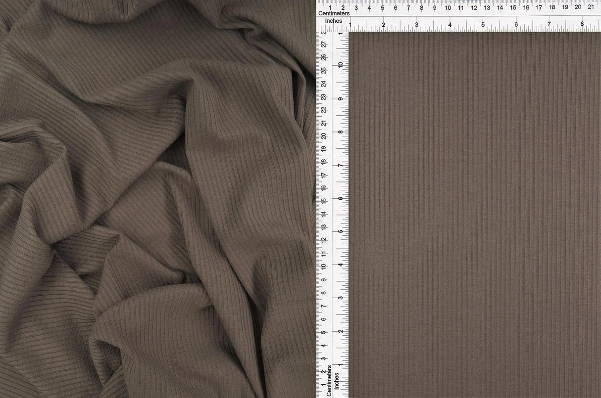 1 Yard 4x2 Rib Knit Solid Fabric 52/54"