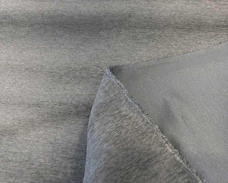 Sunbelievable Performance Coastal Shield Chenille Fabric - Dark Gray, Solid Color, 59" Width (1 Yard)