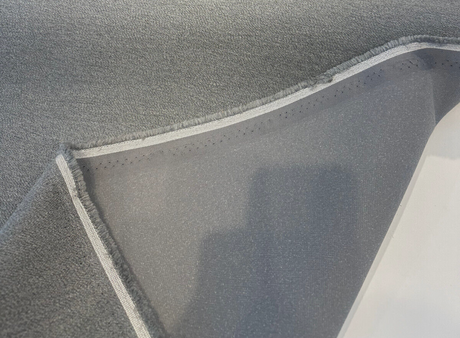 Sunbelievable Performance Bikini Dark Gray Dolphin Acrylic Upholstery Fabric - Dark Gray Dolphin, Crepe Weave, 54" Width (1 Yard)