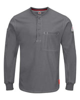 Bulwark Men's iQ Series Plus Long Sleeve Henley
