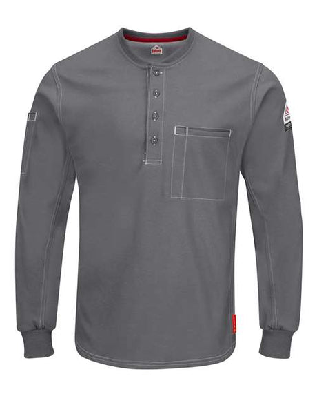 Bulwark Men's Tall iQ Series Plus Long Sleeve Henley