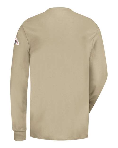 Long Sleeve Tagless Henley Shirt